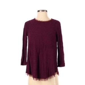 Anthropologie 3/4 Sleeve Top